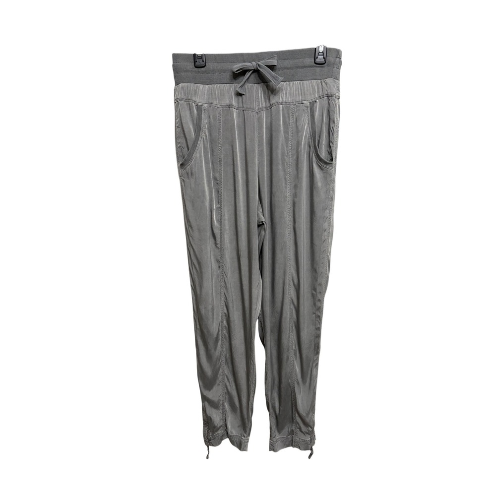 Marrakech Grey Joggers Silky‎ Cupro Utility Zipper Ankle Women's Size M